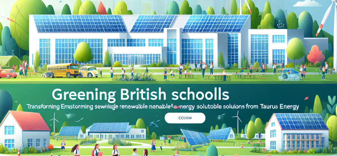 Greening British Schools: Transforming Educational Campuses with Tailored Renewable Energy Solutions from Taurus Energy